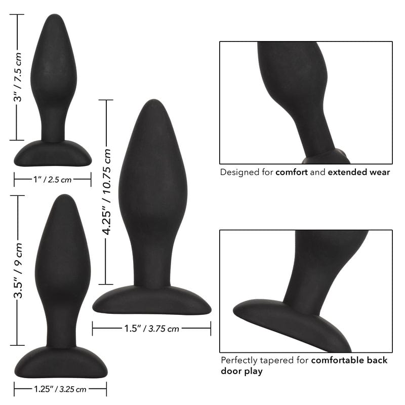 CALEXOTICS Anal Toys Calexotics Silicone Anal Exerciser Kit