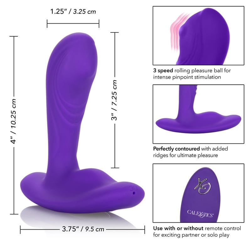 CALEXOTICS Anal Toys Calexotics Silicone Remote Pinpoint Pleaser