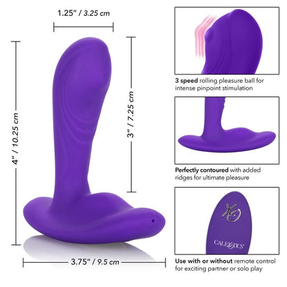 CALEXOTICS Anal Toys Calexotics Silicone Remote Pinpoint Pleaser