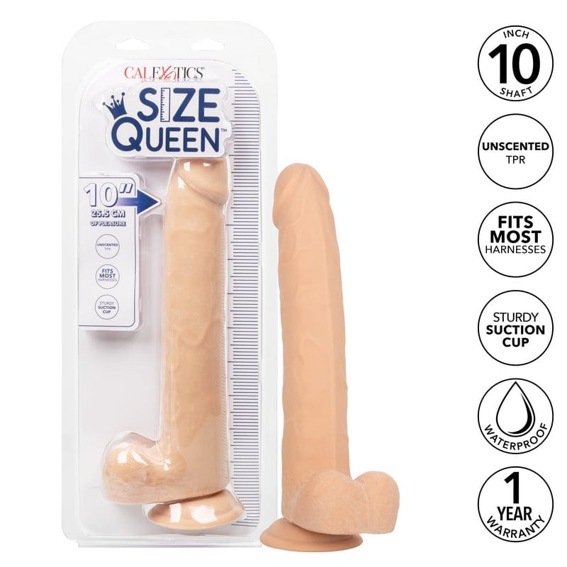 CALEXOTICS Dildos Calexotics Size Queen 10" Dildo Ivory