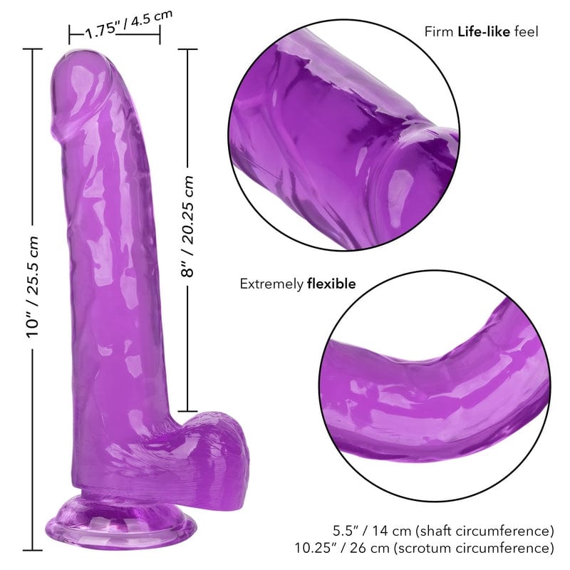 CALEXOTICS Dildos Calexotics Size Queen Purple 8"