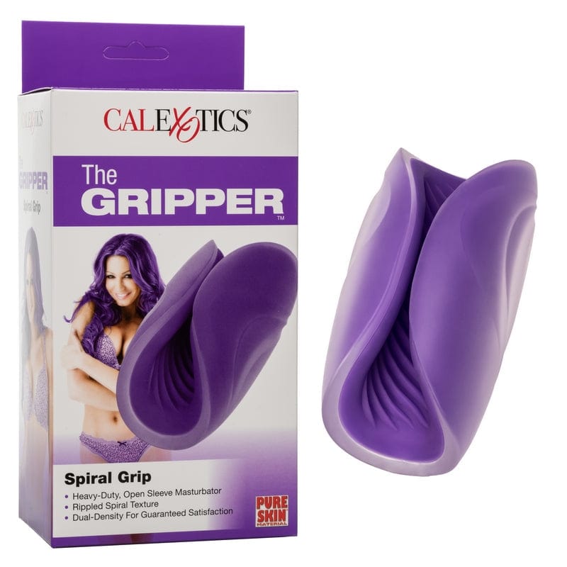CALEXOTICS Male Masturbators Calexotics The Gripper Spiral Grip Purple