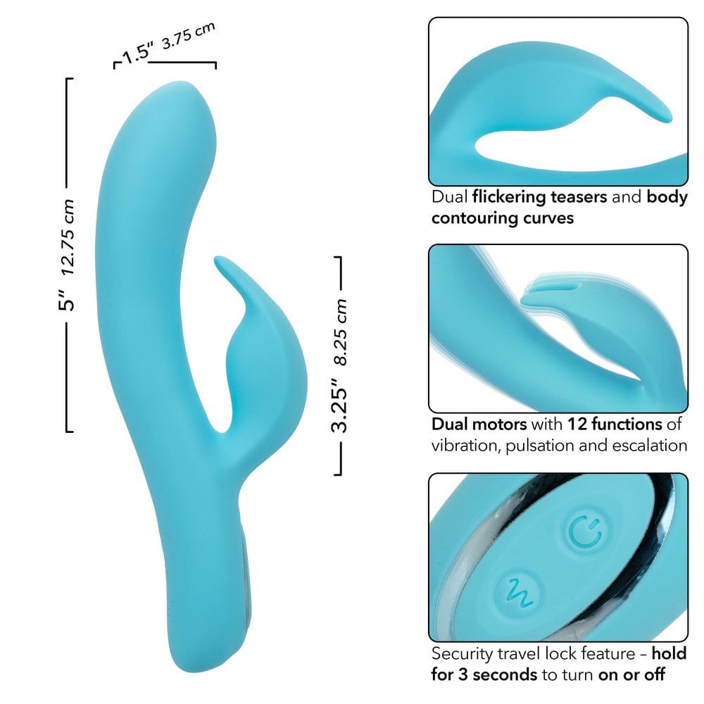 CALEXOTICS Vibrators Calexotics Azure Collection Bunny G Rabbit Vibrator