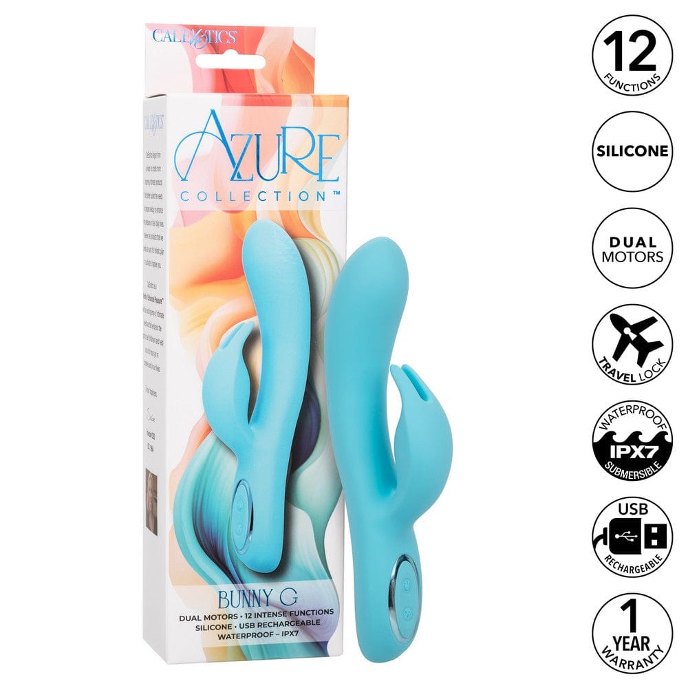 CALEXOTICS Vibrators Calexotics Azure Collection Bunny G Rabbit Vibrator