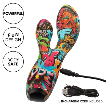 CALEXOTICS Vibrators Calexotics Hype Dual Stim Vibrator