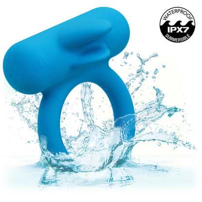 Calexotics Silicone Rechargeable Double Trouble Cock Ring