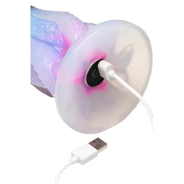 Creature Cocks Creature Cocks Cocktopus Deluxe Glow-in-the-Dark Vibrating Silicone Dildo