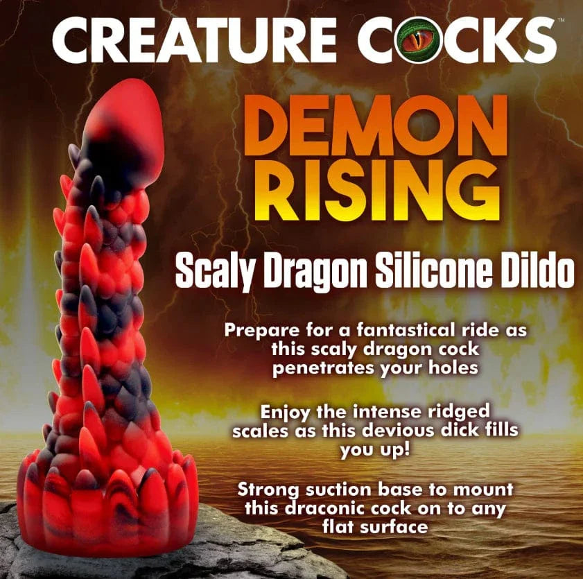 Creature Cocks Creature Cocks Demon Rising Scaly Dragon Dildo