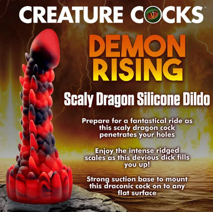 Creature Cocks Creature Cocks Demon Rising Scaly Dragon Dildo