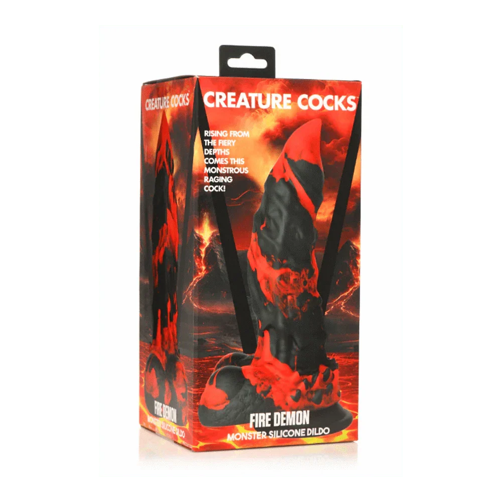 Creature Cocks Creature Cocks Fire Demon Monster Silicone Dildo