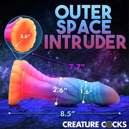 Creature Cocks Creature Cocks Galactic Cock Alien Glow-In-Dark Silicone Dildo