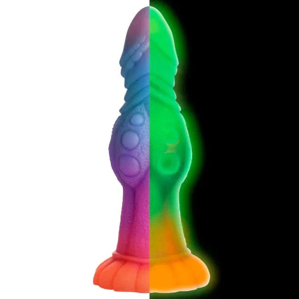 Creature Cocks Creature Cocks Galactic Cock Alien Glow-In-Dark Silicone Dildo
