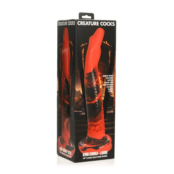 Creature Cocks Creature Cocks King Cobra 14" Long Silicone Dong