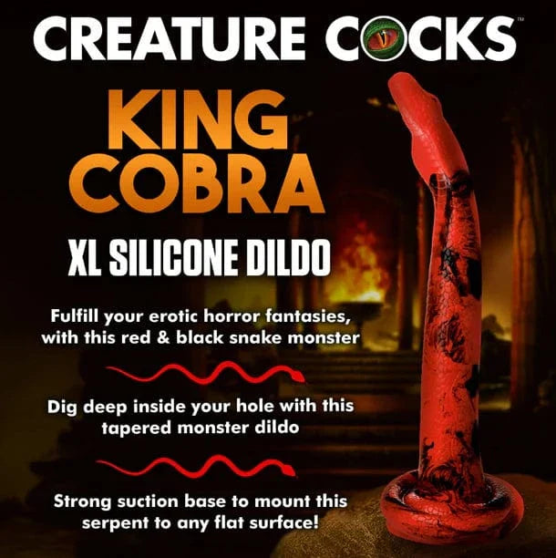 Creature Cocks Creature Cocks King Cobra X-Large 18" Silicone Dong