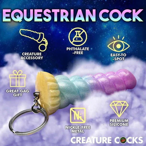 Creature Cocks Creature Cocks Mystique Unicorn Keychain