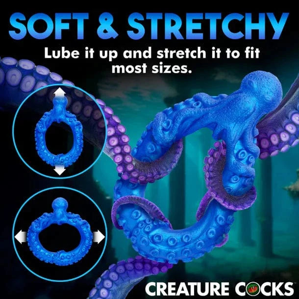Creature Cocks Creature Cocks Poseidon's Octo-Ring Silicone Cock Ring