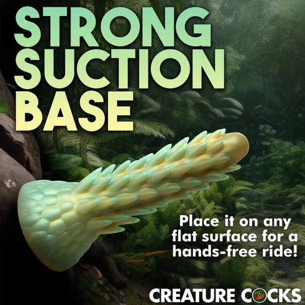 Creature Cocks Creature Cocks Stegosaurus Spiky Reptile Silicone Dildo