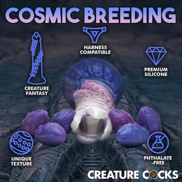 Creature Cocks Creature Cocks Tenta-Queen Ovipositor Large Dildo & Eggs