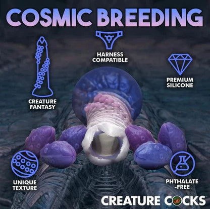 Creature Cocks Creature Cocks Tenta-Queen Ovipositor Large Dildo & Eggs