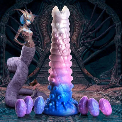 Creature Cocks Creature Cocks Tenta-Queen Ovipositor Large Dildo & Eggs