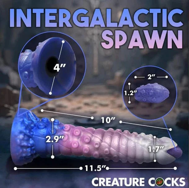 Creature Cocks Creature Cocks Tenta-Queen Ovipositor Large Dildo & Eggs
