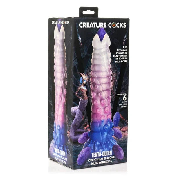 Creature Cocks Creature Cocks Tenta-Queen Ovipositor Large Dildo & Eggs