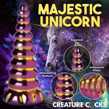 Creature Cocks Creature Cocks Twilight Rainbow Glass Dildo