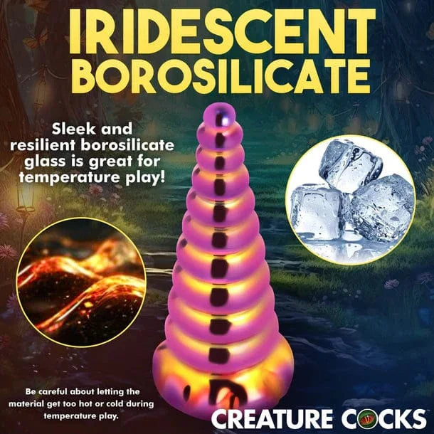 Creature Cocks Creature Cocks Twilight Rainbow Glass Dildo
