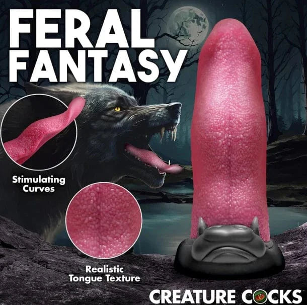 Creature Cocks Creature Cocks Wolf’s Lick Wolf Maw Silicone Dildo
