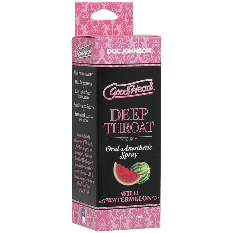 Doc Johnson oral sex spray Wild Watermelon Doc Johnson GoodHead Deep Throat Spray
