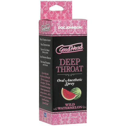 Doc Johnson oral sex spray Wild Watermelon Doc Johnson GoodHead Deep Throat Spray