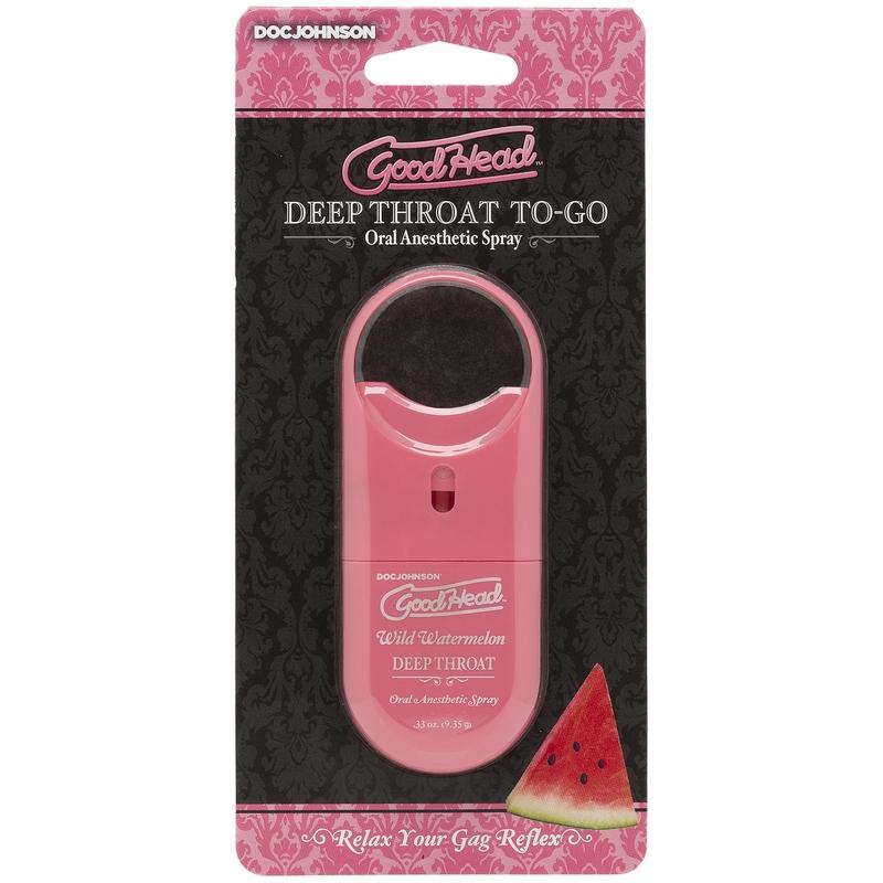 Doc Johnson oral sex spray Wild Watermelon Doc Johnson GoodHead To-Go Deep Throat Spray