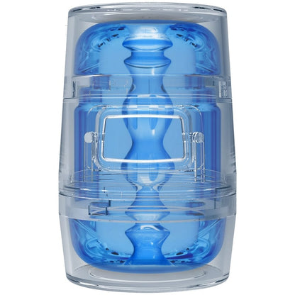 Doc Johnson Male Masturbators Doc Johnson Main Squeeze Pop-Off Optix Crystal Blue