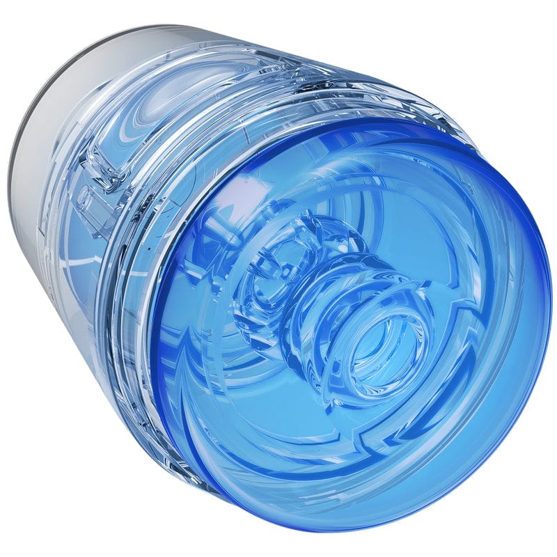 Doc Johnson Male Masturbators Doc Johnson Main Squeeze Pop-Off Optix Crystal Blue