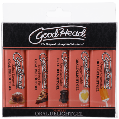 Doc Johnson Lubes & Lotions Doc Johnson Oral Delight Desserts 5 Pack