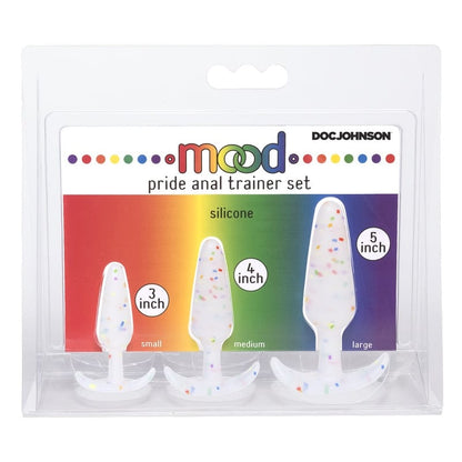 Doc Johnson Butt Plugs Doc Johnson Pride Anal Trainer Set Multi-Colored
