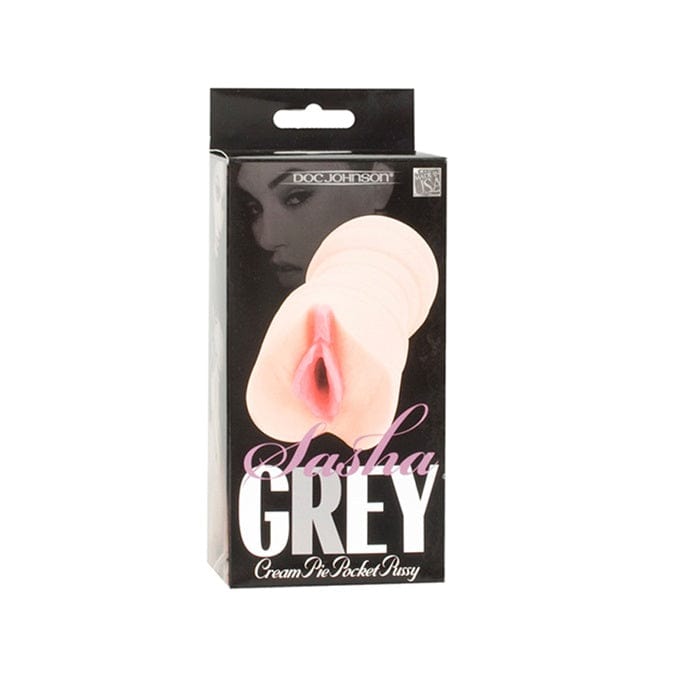 Doc Johnson Male Masturbators Doc Johnson Sasha Grey Cream Pie UR3 Pocket Pussy
