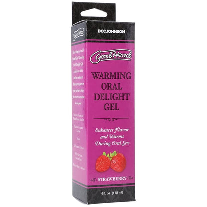 Doc Johnson oral sex spray Strawberry Doc Johnson Warming Oral Delight Gel