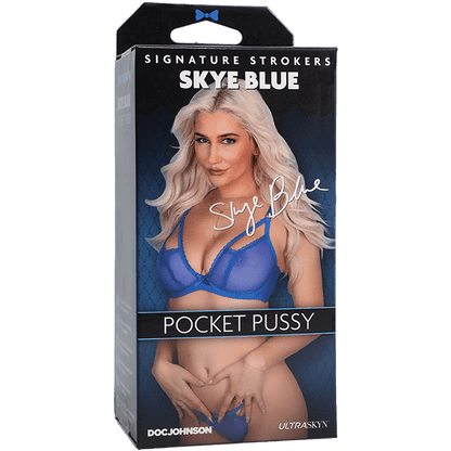 Doc Johnson Stroker Doc Johnson Skye Blue UltraSkyn Pocket Pussy