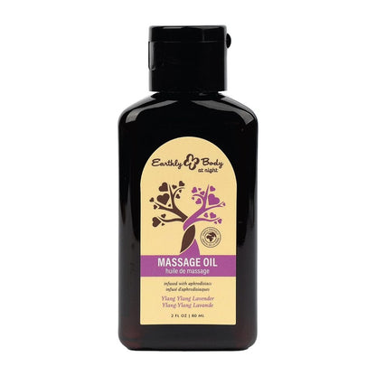 Earthly Body Lubes & Lotions 2oz Earthly Body Ylang Ylang Lavender Aphrodisiac Massage Oil