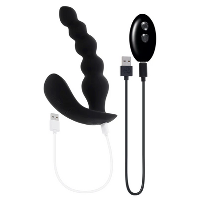 Evolved Bead Me Up Remote Controlled Vibrating Anal Beads - XOXTOYS-USA