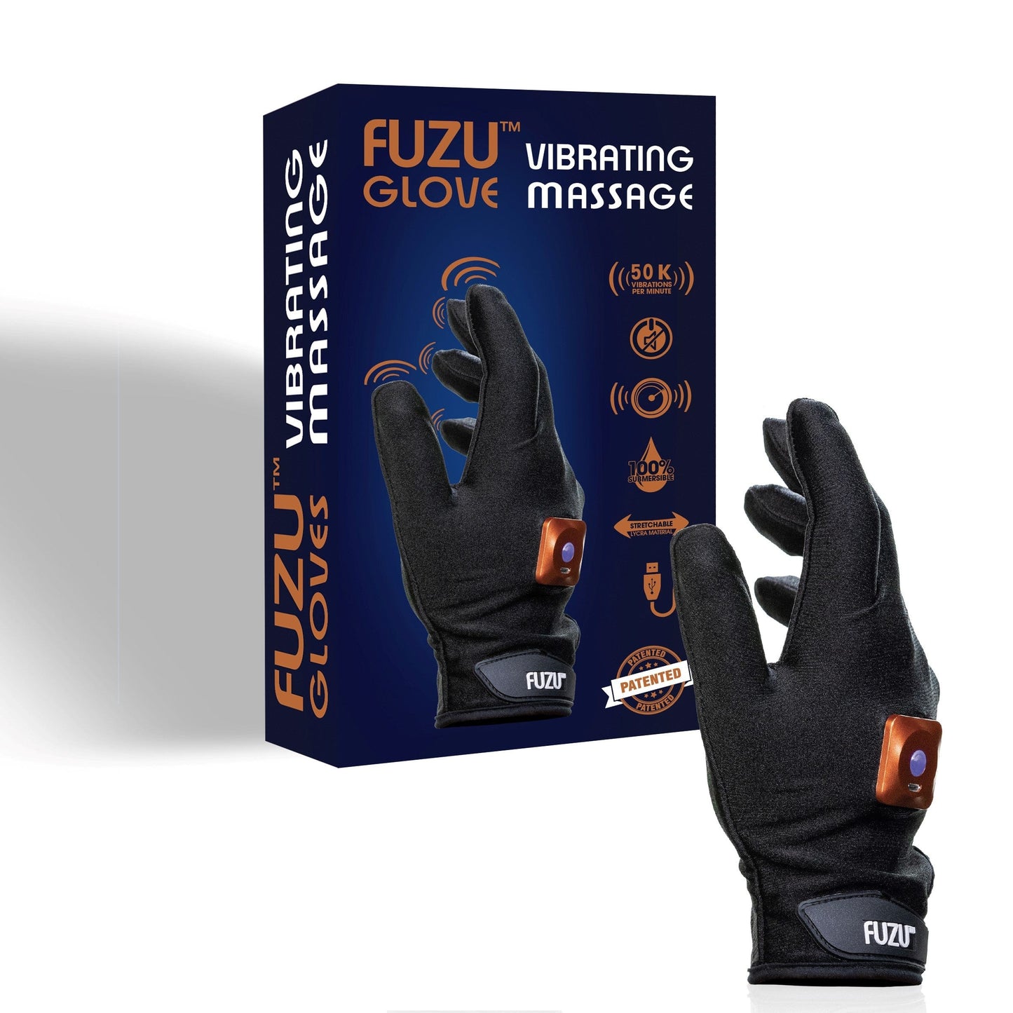 Fuzu Massagers Right Hand Fuzu Rechargeable Vibrating Massage Glove