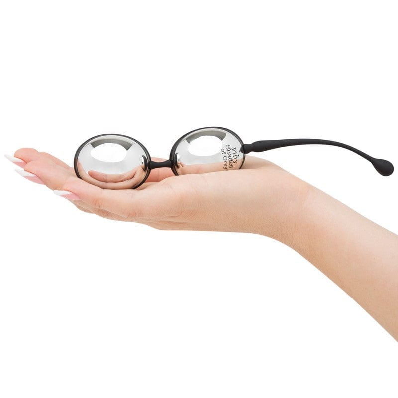Fifty Shades of Grey Kegel Toys Fifty Shades of Grey Inner Goddess Silver Jiggle Balls