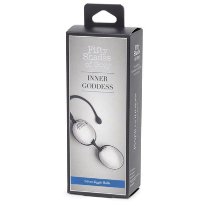 Fifty Shades of Grey Kegel Toys Fifty Shades of Grey Inner Goddess Silver Jiggle Balls