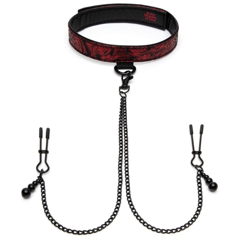 Fifty Shades of Grey BDSM Fifty Shades of Grey Sweet Anticipation Collar Nipple Clamps