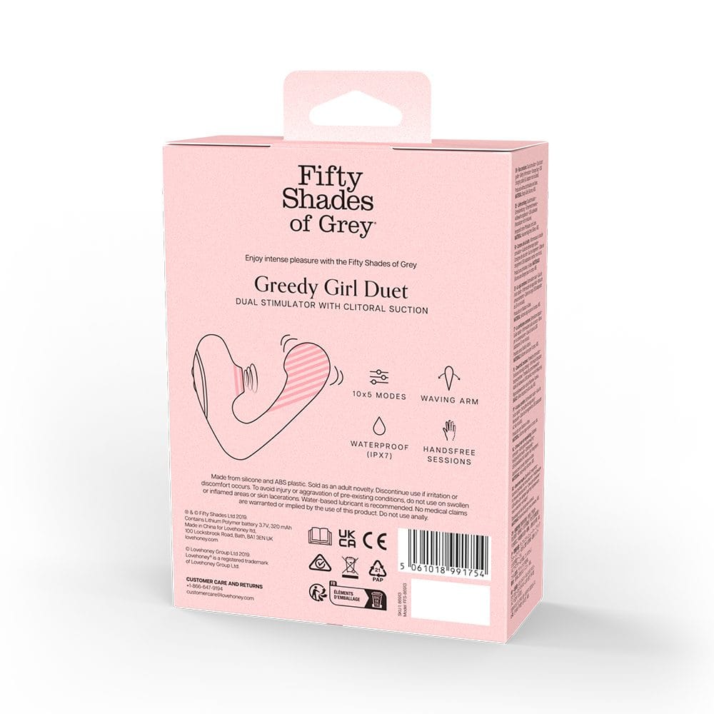 Fifty Shades of Grey Vibrators Fifty Shades of Grey Greedy Girl Duet