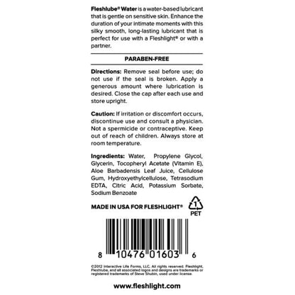 Fleshlight Lubes & Lotions Fleshlight Fleshlube Water Based Lube