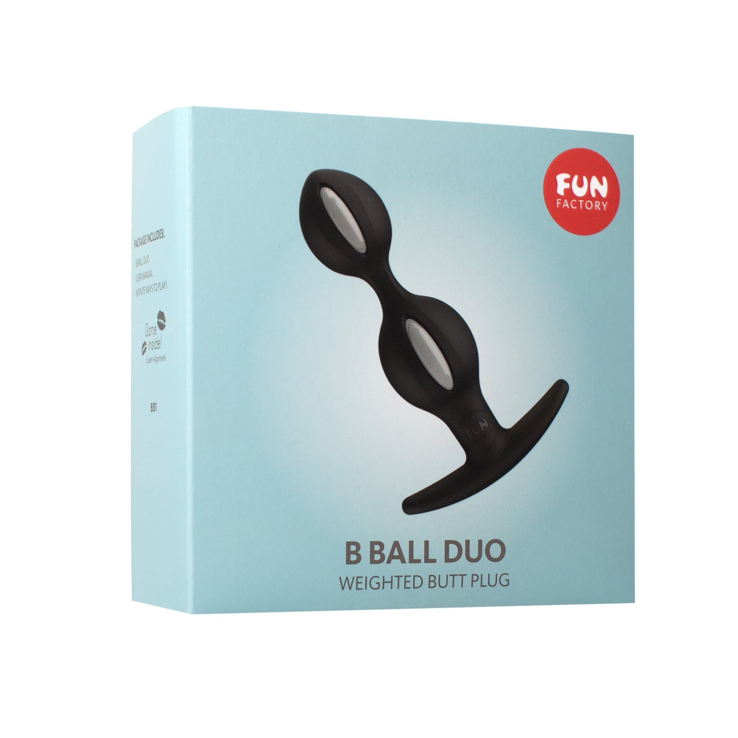 Fun Factory Anal Toys Grey/Black Fun Factory B Ball Duo Reactive Anal Plug