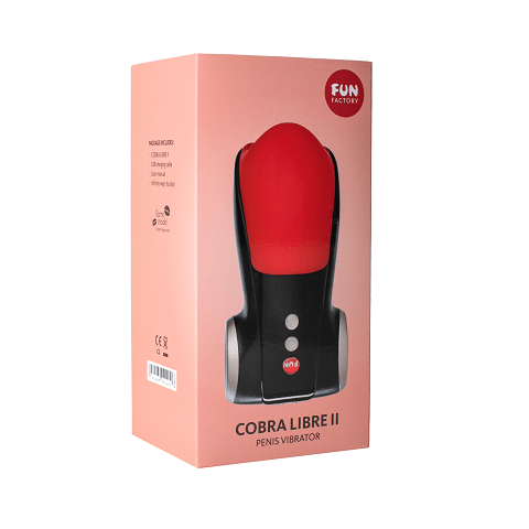 Fun Factory Male Masturbators Red/Black Fun Factory Cobra Libre II Penis Massager