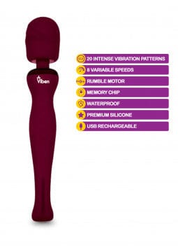 Viben Vibrators Viben Sultry Intense Handheld Wand Massager